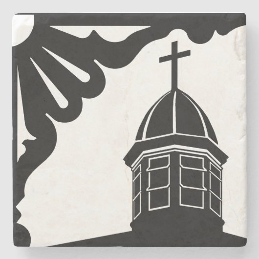 Tabernacle and Gingerbread - Martha's Vineyard ストーンコースター (正面)