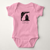 Tabernacle and Gingerbread - Martha's Vineyard ベビーボディスーツ (正面)