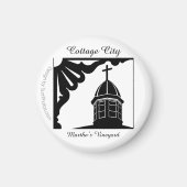 Tabernacle and Gingerbread - Martha's Vineyard マグネット (正面)