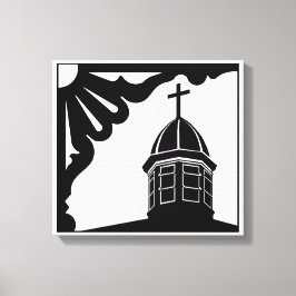 Tabernacle and Gingerbread - Martha's Vineyard Can キャンバスプリント