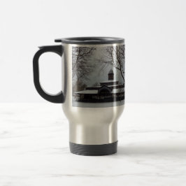 Tabernacle and Snow Gray Skies – マーサのブドウ畑 トラベルマグ