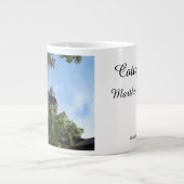 Tabernacle in春- Martha's Vineyard ジャンボコーヒーマグカップ (正面)