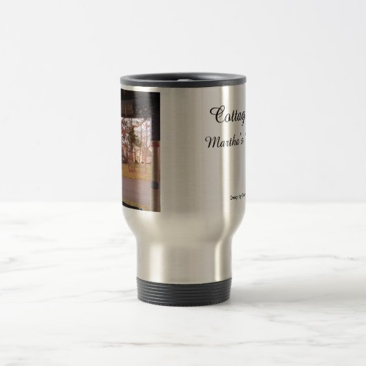 Tabernacle View from the Porch - Martha's Vineyard トラベルマグ (中央)