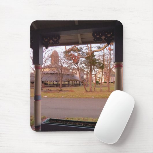 Tabernacle View from the Porch - Martha's Vineyard マウスパッド (マウス)