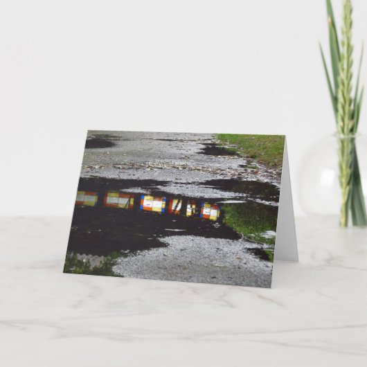 Tabernacle Window Reflection - Martha's Vineyard カード (正面)