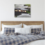 Tabernacle Window Reflection - Martha's Vineyard キャンバスプリント (インサイチュ (寝室))