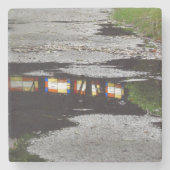 Tabernacle Window Reflection - Martha's Vineyard ストーンコースター (正面)