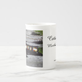 Tabernacle Window Reflection - Martha's Vineyard ボーンチャイナマグカップ