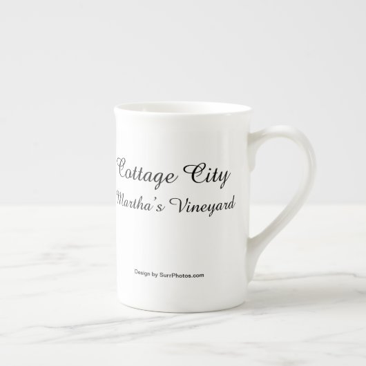 Tabernacle Window Reflection - Martha's Vineyard ボーンチャイナマグカップ (右)