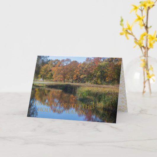 Tabernaclesの考え饗宴の挨拶。 カード (黄色い花)