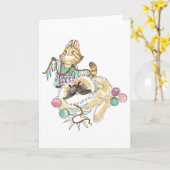 TabithaおよびFigaroの挨拶状 カード (黄色い花)