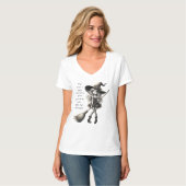 Tabithaと彼女のブーツ – ウィッチTシャツ Tシャツ (正面フル)