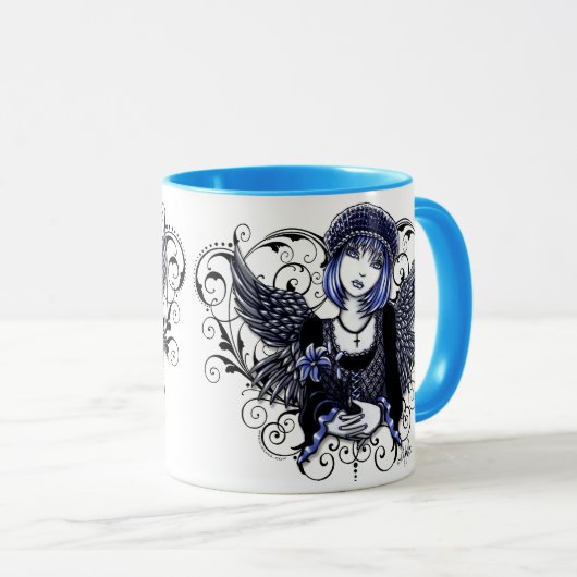 Tabithaの天使大きい15のozのマグ マグカップ (正面右)