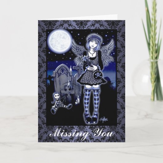 "Tabitha"のゴシック様式守り神の芸術カード カード (正面)