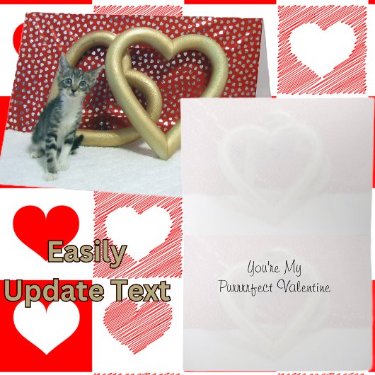 Tabitha's Valentine's - Cat / Kitten Valentine's シーズンカード