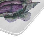 Tabla cortar con acuarela de lombarda カッティングボード (角)