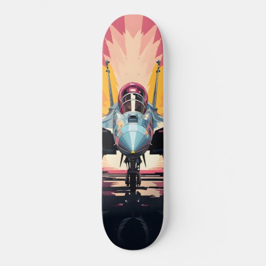 Tabla de Skate Aeronave Interceptora Militar スケートボード (正面)