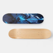 Tabla de Skate Anime Azul con Poderes Mágicos スケートボード (横)