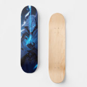 Tabla de Skate Anime Azul con Poderes Mágicos スケートボード (正面)