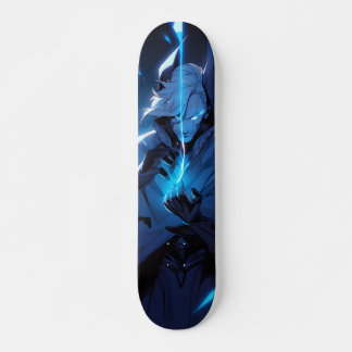 Tabla de Skate Anime Azul con Poderes Mágicos スケートボード