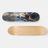 Tabla de Skate Antílope Veloz con Cuernos スケートボード (横)