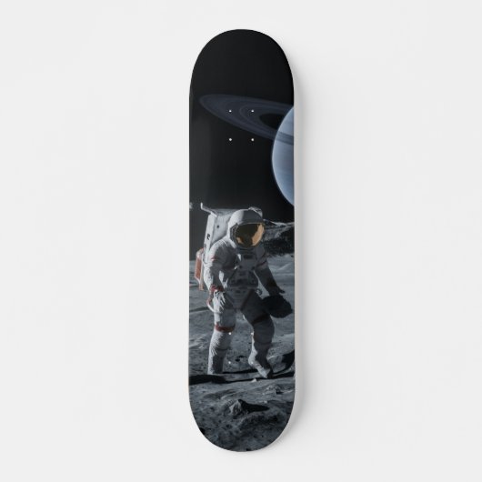 Tabla de Skate Astronauta Caminando en la Luna スケートボード (正面)