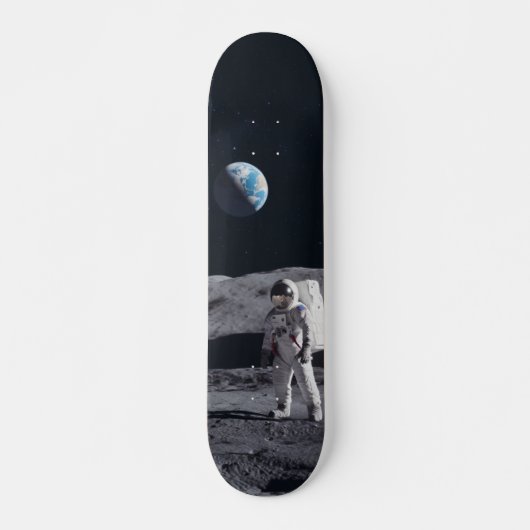 Tabla de Skate Astronauta en la Luna スケートボード (正面)