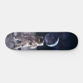 Tabla de Skate Astronauta en la Luna スケートボード (横)