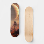 Tabla de Skate Astronauta  en Luna de Saturno スケートボード (正面)