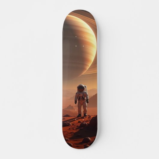 Tabla de Skate Astronauta  en Luna de Saturno スケートボード (正面)