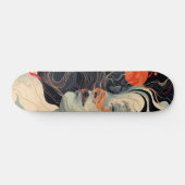 Tabla de Skate  Cara de Mujer con Ojos Cerrados  スケートボード (横)