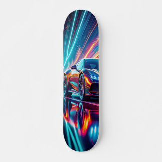 Tabla de Skate Carro con Reflejos de Colores スケートボード