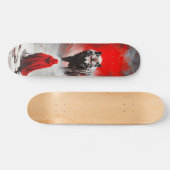 Tabla de Skate Cazador Frente a Lobo en la Nieve スケートボード (横)