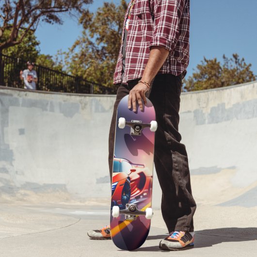 Tabla de Skate Coche Superdeportivo Naranja スケートボード (室外2)