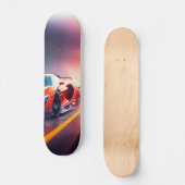Tabla de Skate Coche Superdeportivo Naranja スケートボード (正面)