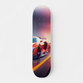 Tabla de Skate Coche Superdeportivo Naranja スケートボード (正面)
