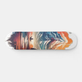 Tabla de Skate con Paisaje Artístico Montañés スケートボード (横)