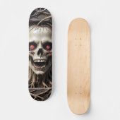 Tabla de Skate Cráneo de Monstruo del Horror スケートボード (正面)