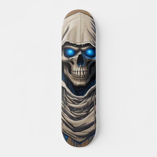Tabla de Skate Cráneo Tenebroso Encapuchado スケートボード (正面)