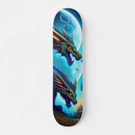 Tabla de Skate Dragones Siameses スケートボード