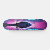 Tabla de Skate Figura de Espalda Encapuchada スケートボード (横)