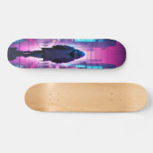Tabla de Skate Figura de Espalda Encapuchada スケートボード (横)
