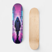 Tabla de Skate Figura de Espalda Encapuchada スケートボード (正面)