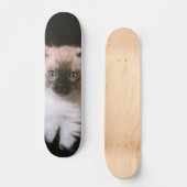Tabla de Skate Gatico Peludo de Ojos Azules スケートボード (正面)