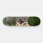 Tabla de Skate Gato Aullando en la Grama スケートボード (横)