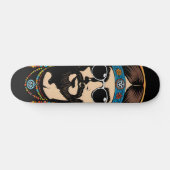 Tabla de Skate Hombre Hippie Psicodélico スケートボード (横)