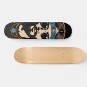 Tabla de Skate Hombre Hippie Psicodélico スケートボード (横)