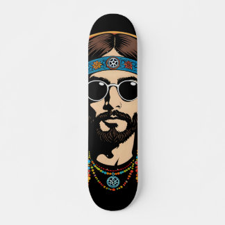 Tabla de Skate Hombre Hippie Psicodélico スケートボード