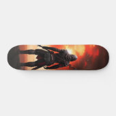 Tabla de Skate Hombre Mercenario en el Atardecer スケートボード (横)