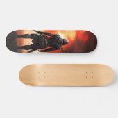Tabla de Skate Hombre Mercenario en el Atardecer スケートボード (横)